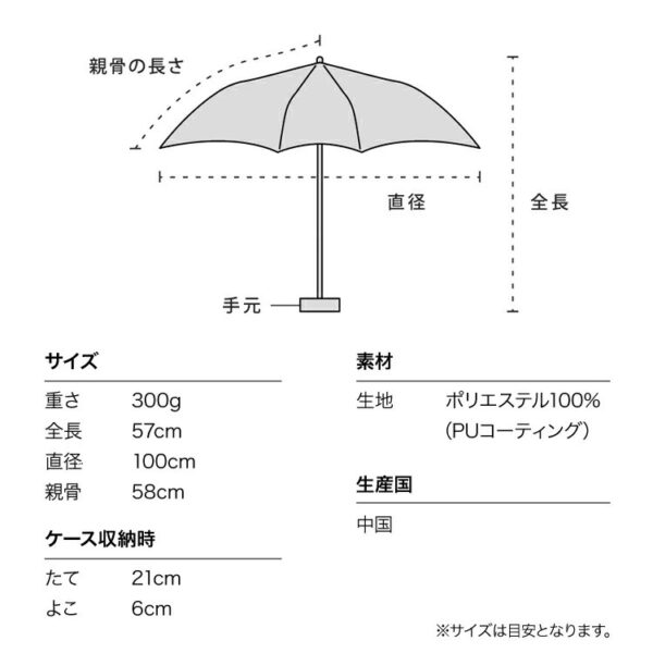 IZAのラージ&コンパクトの詳細仕様図