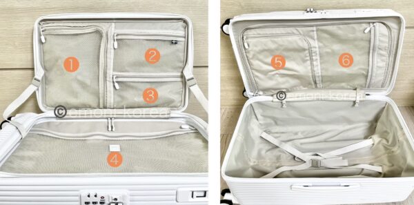 イノベーターINV650DORの収納ポケットの数を表した実際の写真