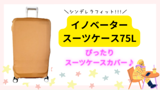 INV650DORのスーツケースカバーはこれ！シンデレラフィットを徹底レビュー